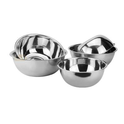 China Manufacture Fast Delivery Cheap food basin soup bowl stainless steel mixing bowls