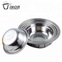 tableware stainless steel dinner soup basin large bowl with high quality